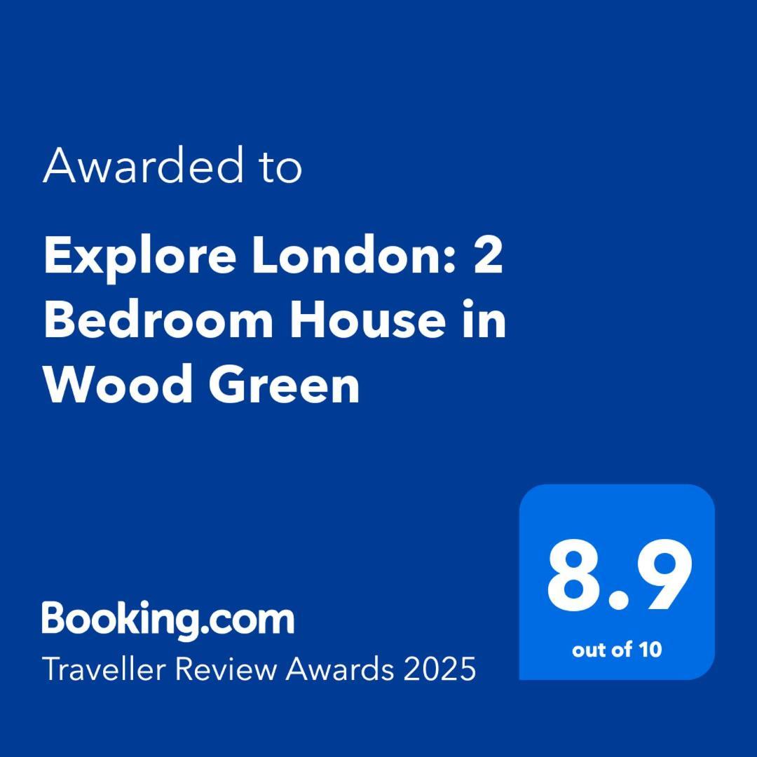 Explore London: 2 Bedroom House In Wood Green المظهر الخارجي الصورة